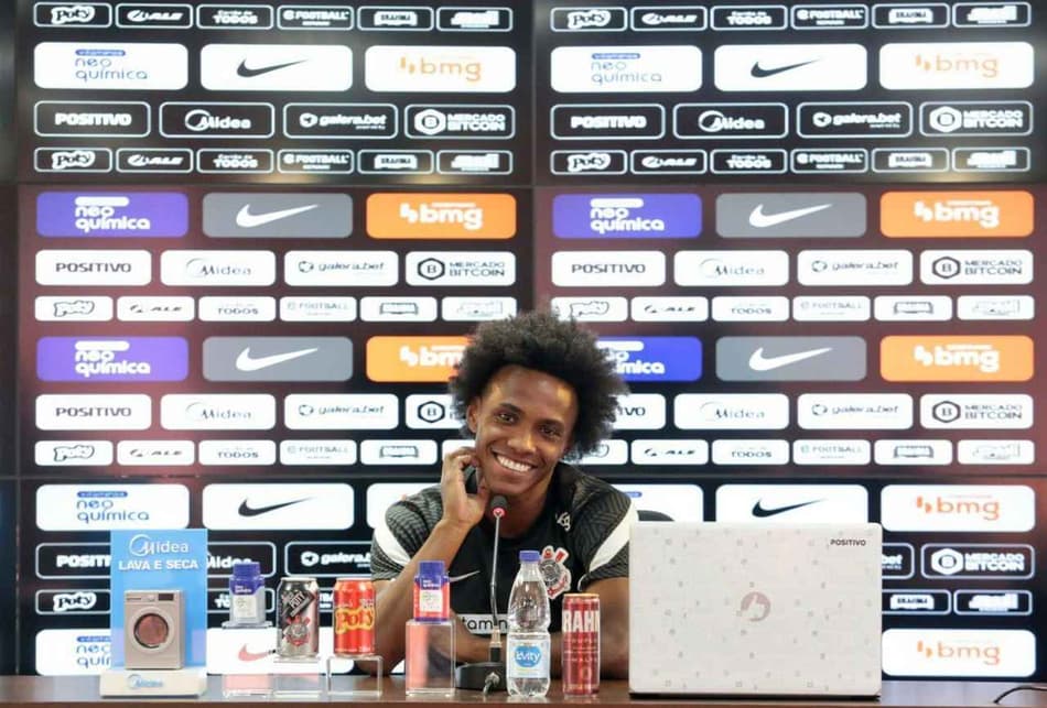 Willian está fora do jogo contra o Juventude e projeta estreia pelo Corinthians contra o Atlético-GO