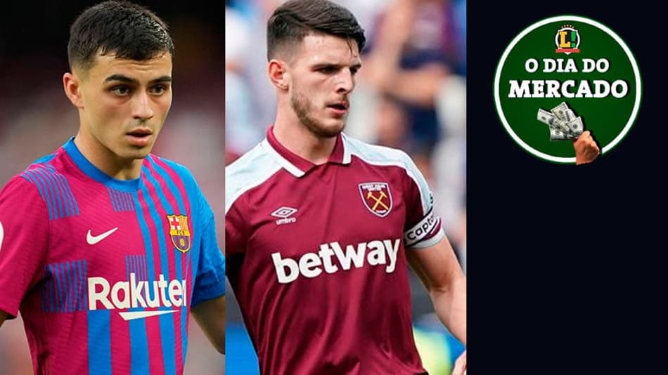 Liverpool se interessa por meia do Barcelona, Declan Rice volta a ser cogitado em gigantes, Santos avança por novo técnico… O Dia do Mercado