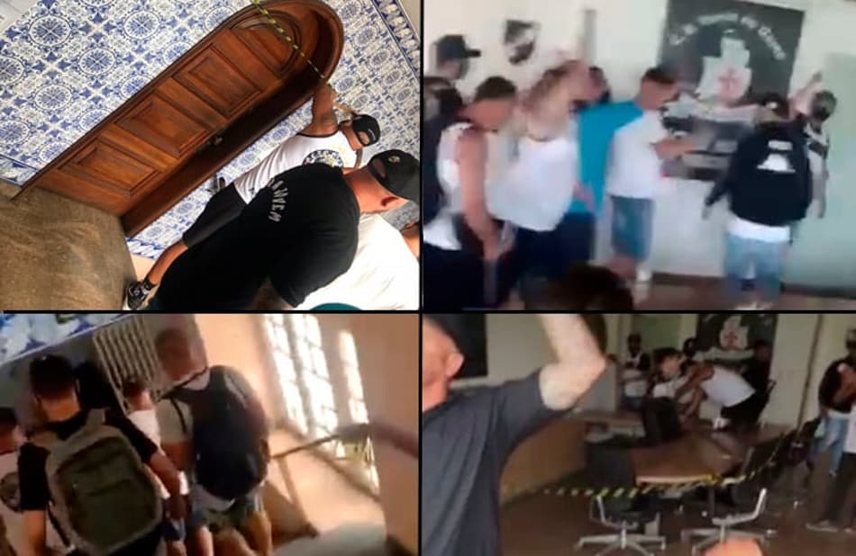 Organizadas do Vasco invadem São Januário e ‘interditam’ salas do clube