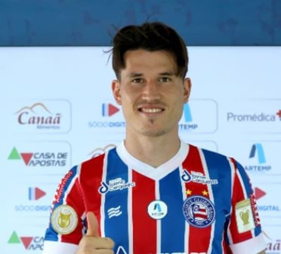 Gringo na área! Eugenio Isnaldo é apresentado pelo Bahia