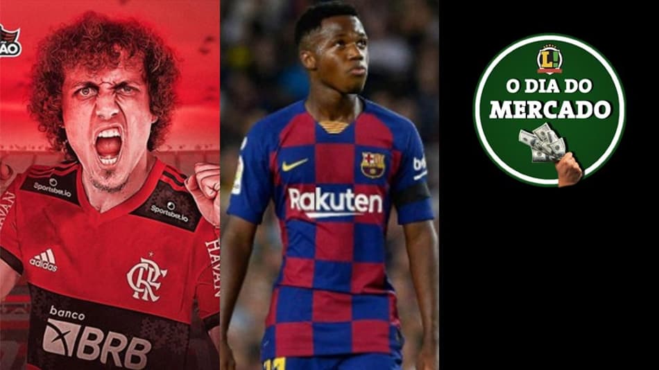 Flamengo anuncia David Luiz, joia do Barcelona é oferecida ao Manchester City, Daniel Alves na mira de clube argentino… O Dia do Mercado