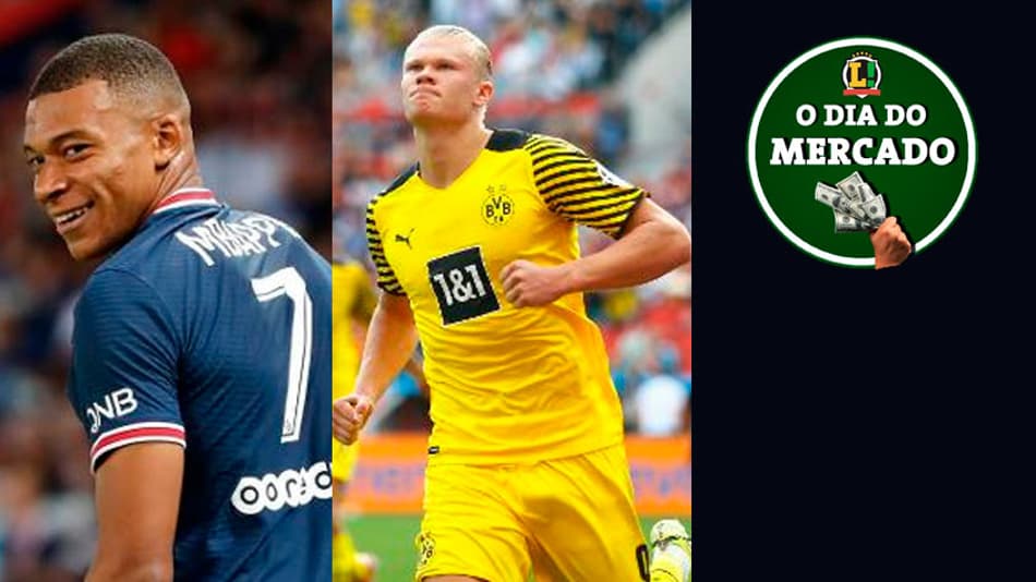 Novela Mbappé no PSG, Borussia mira substituto para Haaland e mais… O Dia do Mercado