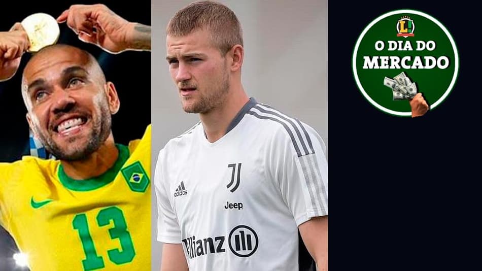 Flamengo namora Daniel Alves, De Ligt pode deixar a Juventus… O Dia do Mercado