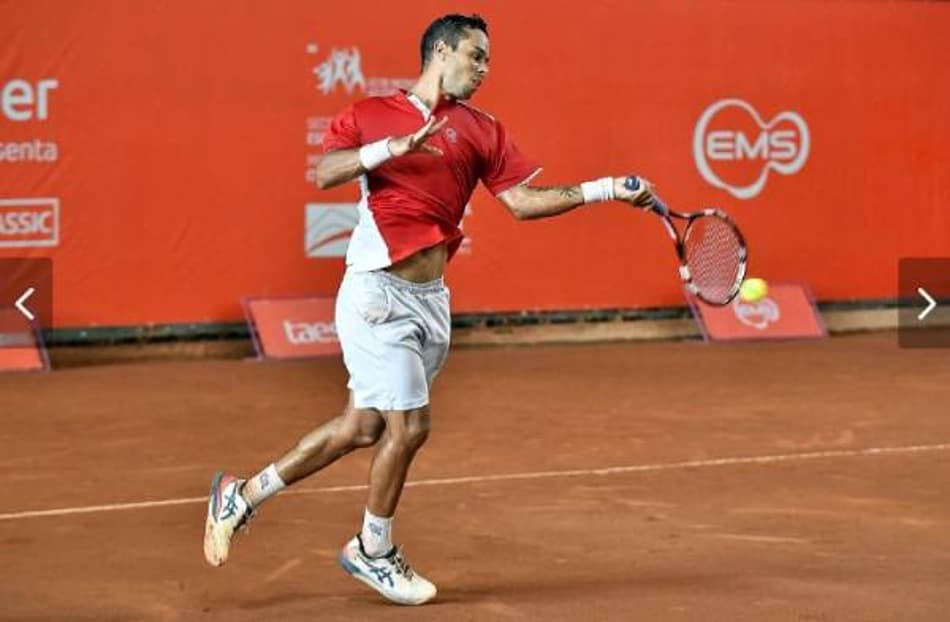 Daniel Silva em ação no ITF de Recife