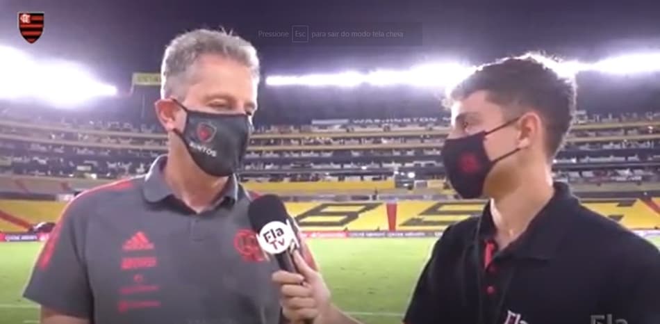 VÍDEO: Rodolfo Landim comemora vaga à final da Libertadores 2021: "Vamos todos para Montevidéu"