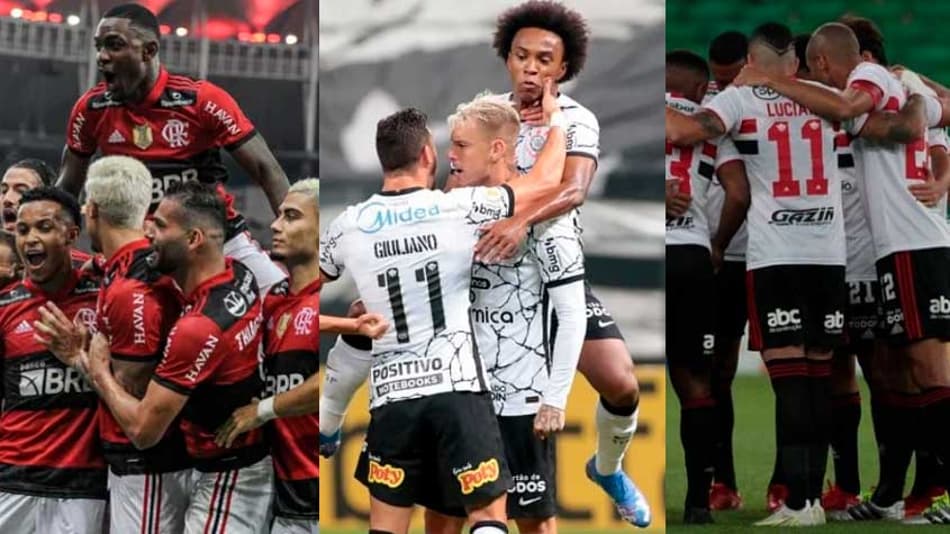 Veja quantos títulos os 20 clubes com mais torcida do Brasil conquistaram nos últimos dez anos