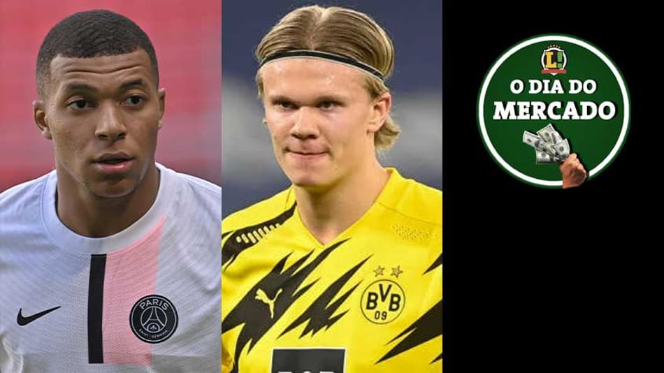 Mbappé pode permanecer no PSG, Borussia quer renovar com Haaland, empresário fala sobre futuro de Abel Ferreira… O Dia do Mercado!