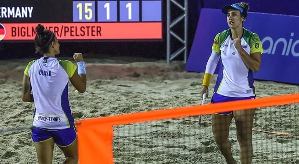 Brasil bate a Alemanha e encara o Chile nas quartas do Mundial de Beach Tennis