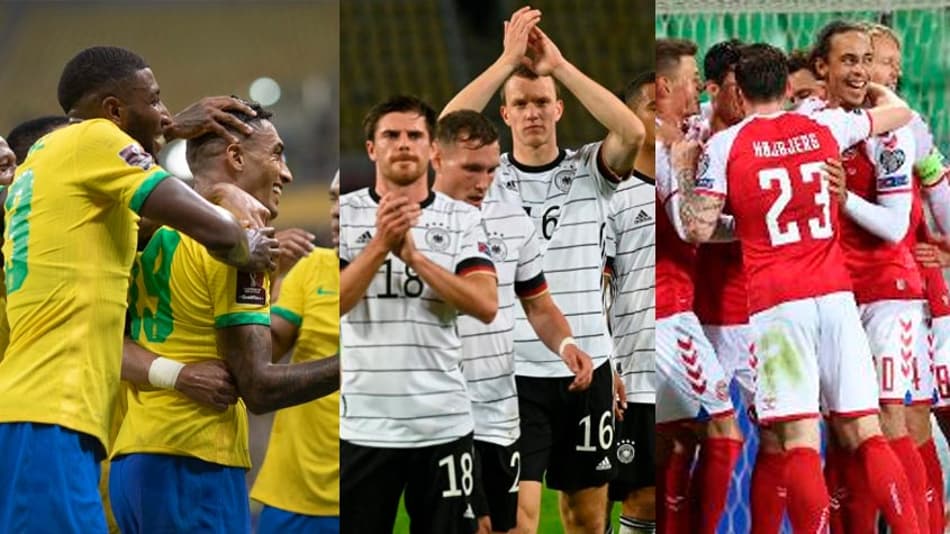 Veja as seleções que já se garantiram e as que estão perto de conseguir uma vaga para a Copa do Mundo