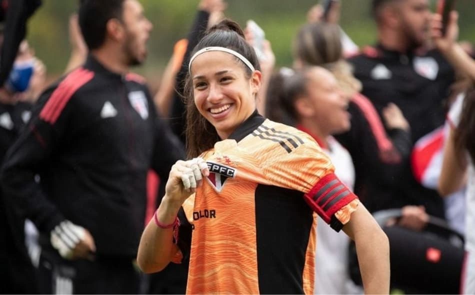 Marcelle, goleira do time sub-18 do São Paulo