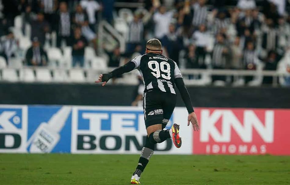 Rafael Navarro resolve, marca dois e Botafogo goleia o Brusque na Série B