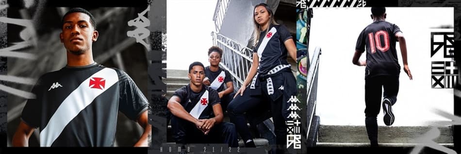 Vasco lança seu novo primeiro uniforme; estreia será diante do Náutico pela Série B do Brasileirão