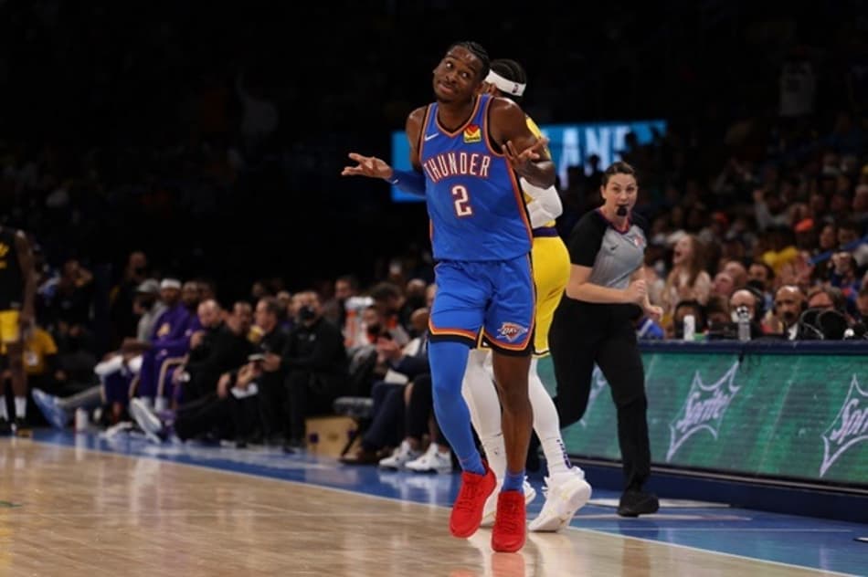 De virada, Thunder bate Lakers e vence a primeira na temporada