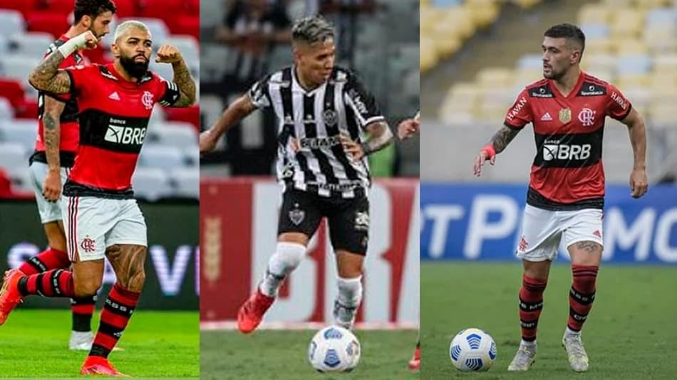 Flamengo x Atlético-MG neste sábado! Saiba quais são os jogadores mais valiosos das duas equipes combinadas