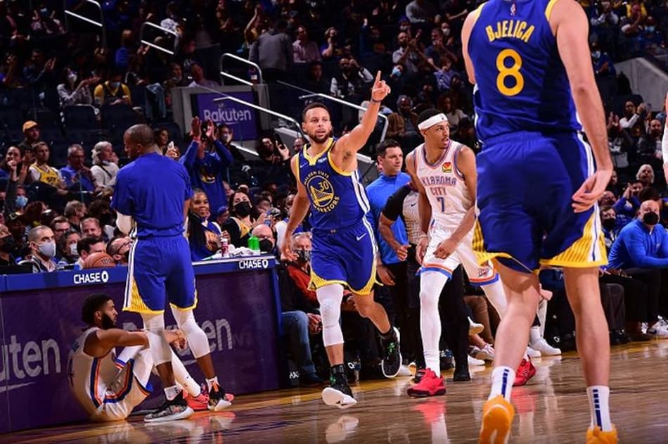 Warriors arrasa Thunder e é líder na conferência Oeste