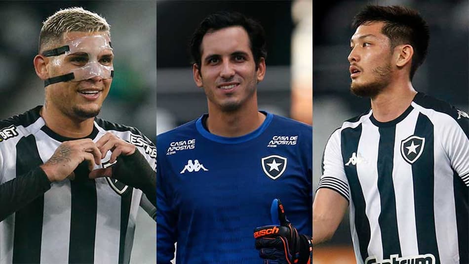 Botafogo tem destaques com contratos chegando ao fim: saiba os vínculos dos jogadores do elenco