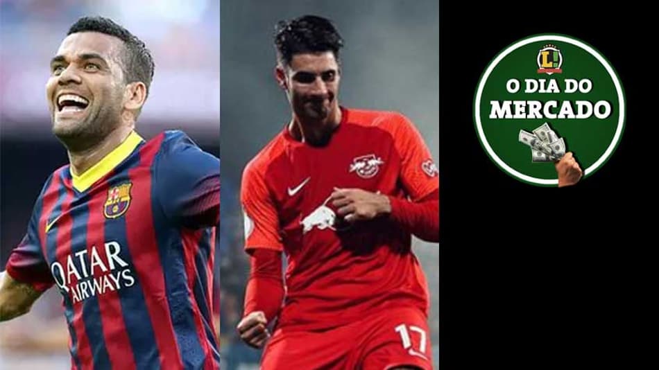 Daniel Alves pode retornar ao Barcelona, United de olho em meia do RB Leipzig, Gerrard deve assumir novo time… O Dia do Mercado!