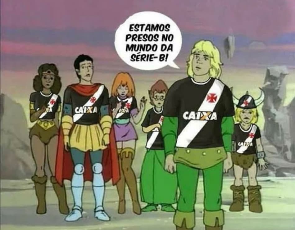 Permanência do Vasco na Série B é prato cheio para zoeiras dos rivais; veja os memes