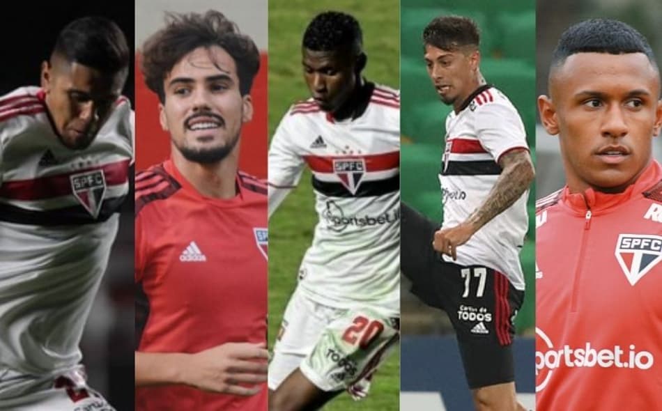 São Paulo teve rodízio na lateral direita nesta temporada; veja os oito nomes que já atuaram na posição