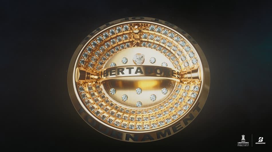 Veja imagens mais detalhadas do anel dado para o melhor jogador da Libertadores