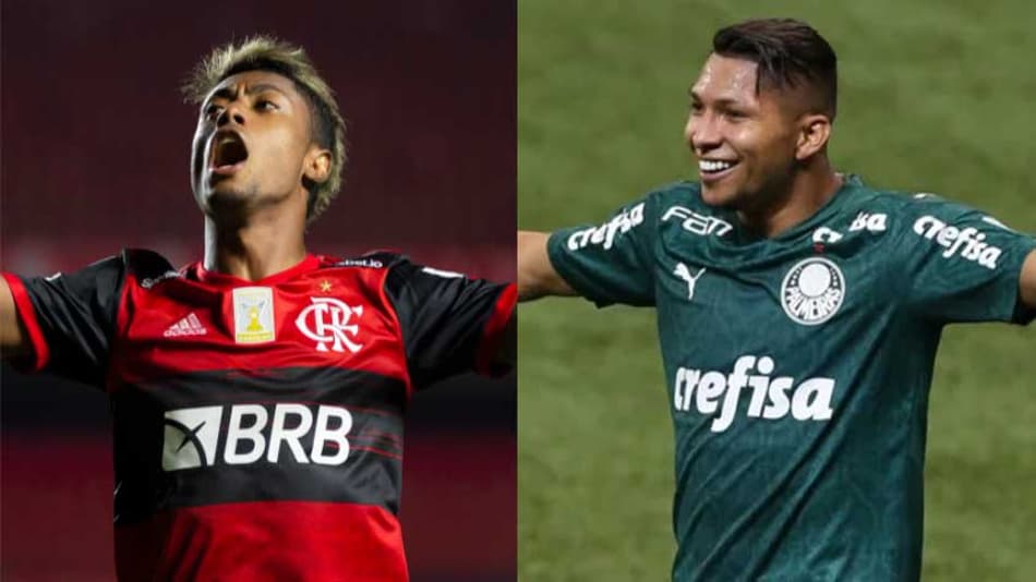 Duelos LANCE! Quem é melhor: Flamengo ou Palmeiras? Escolha e vote por posição!