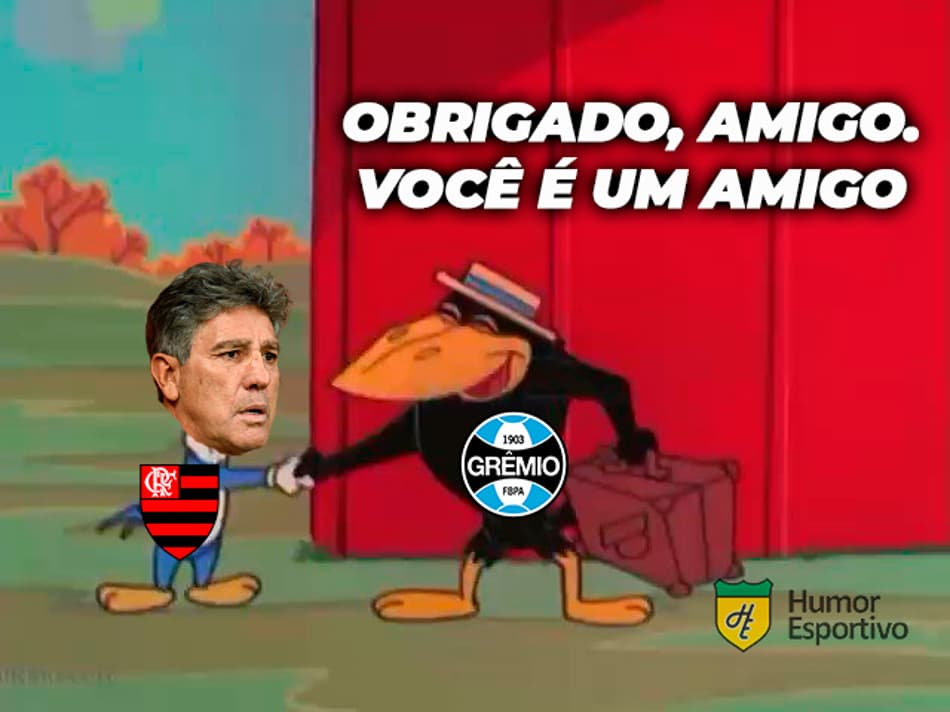 Web não perdoa Renato Gaúcho após empate do Flamengo com o Grêmio; veja os memes