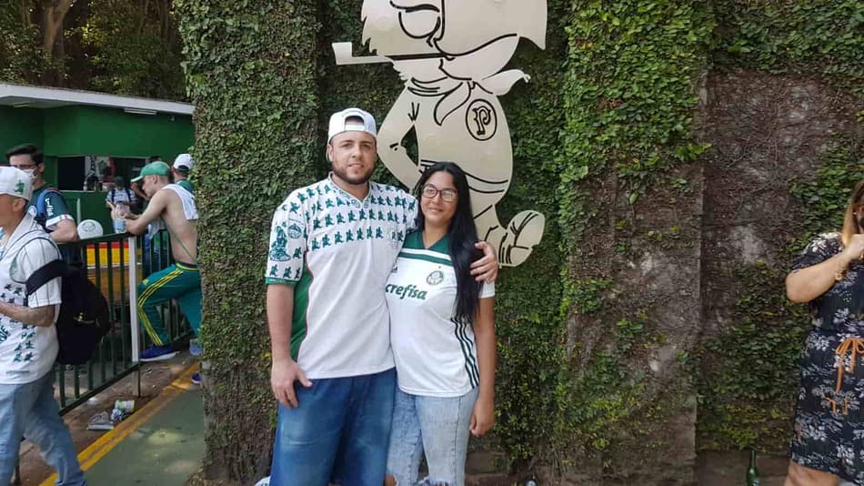 Unidos por São Marcos! Veja a história do casal que se conheceu na despedida do ídolo palmeirense