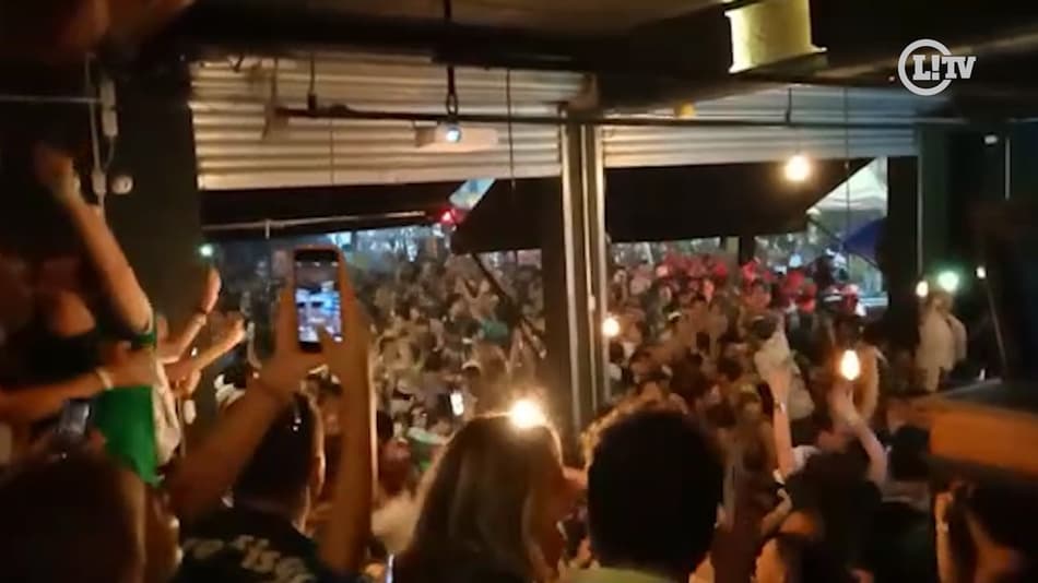 VÍDEO: Veja a comemoração da torcida do Palmeiras ao término da final da Libertadores