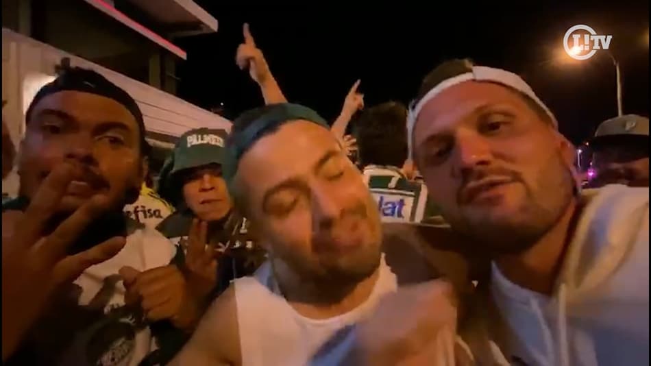 VÍDEO: Torcida do Palmeiras faz festa pelo tricampeonato e não perde a chance de provocar o Flamengo