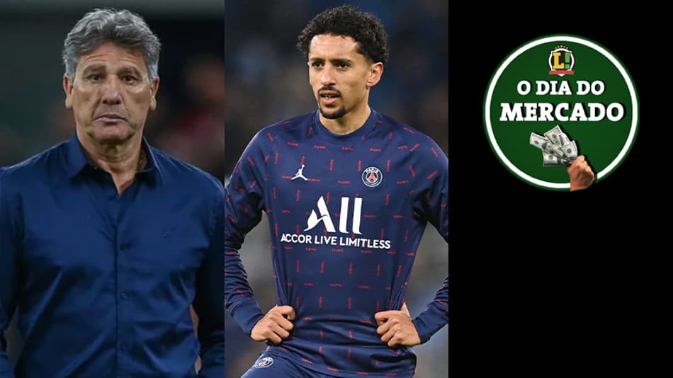 Flamengo demite Renato Gaúcho, PSG negocia renovação com Marquinhos, Abel Ferreira analisa futuro no Palmeiras… O Dia do Mercado!