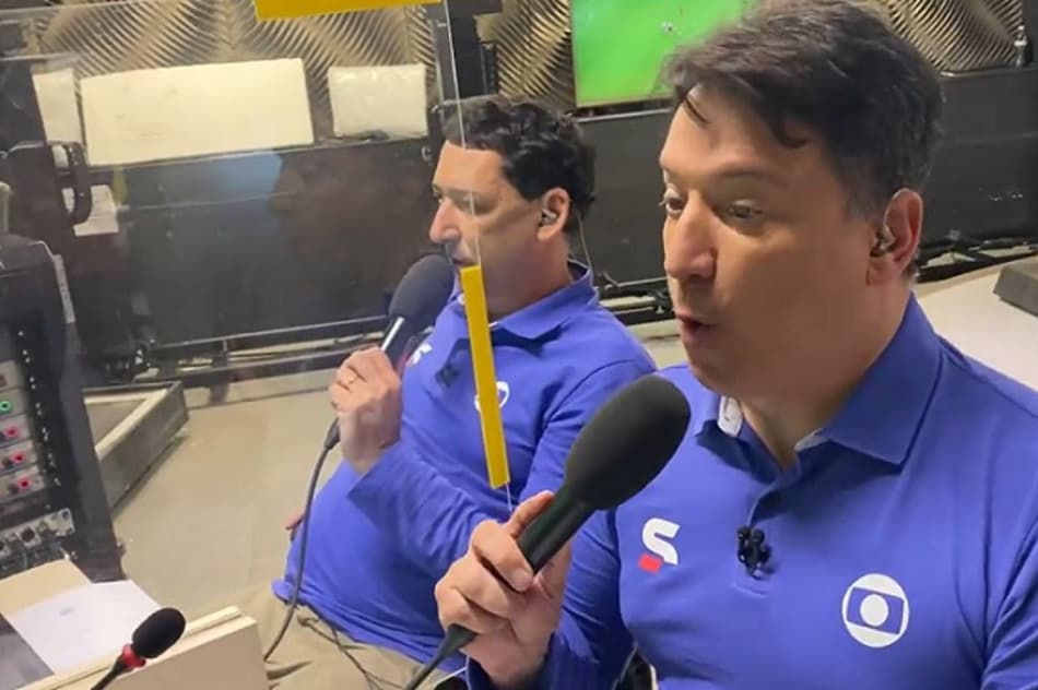 Luiz Carlos Jr compartilha bastidores da narração do título do Atlético-MG; confira o vídeo