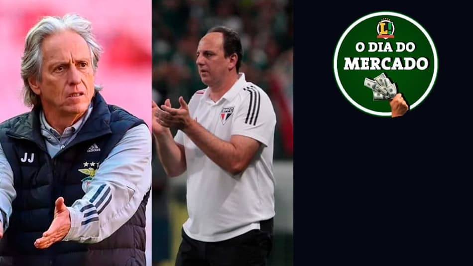 Flamengo paciente com Jorge Jesus, Rogério Ceni pode deixar o São Paulo, joia quer sair do Atlético de Madrid… O Dia do Mercado