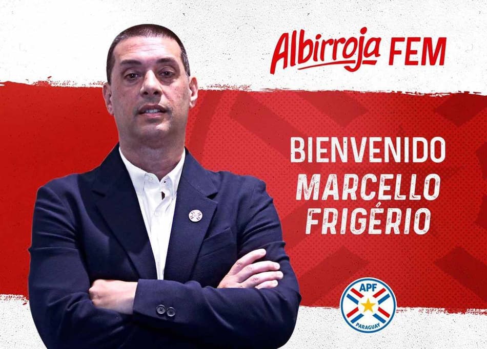 Marcelo Frigério assume a seleção paraguaia feminina após passagem pelo Cruzeiro