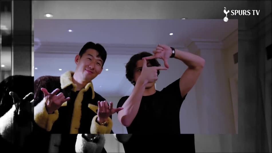 [VÍDEO]: Heung-Min Son conhece Tom Holland, astro de Homem-Aranha e torcedor do Tottenham