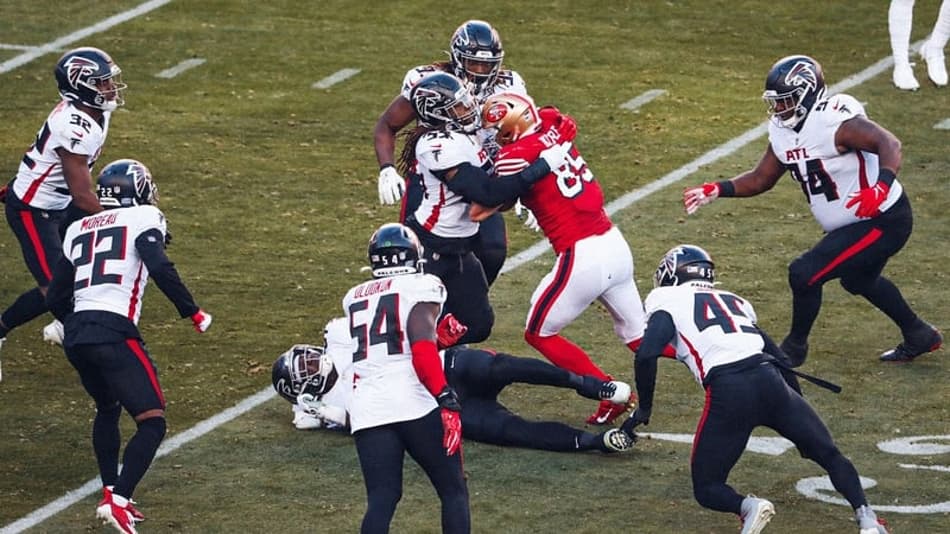 San Francisco 49ers derrota Atlanta Falcons, emenda sequência e segue na busca por Playoffs