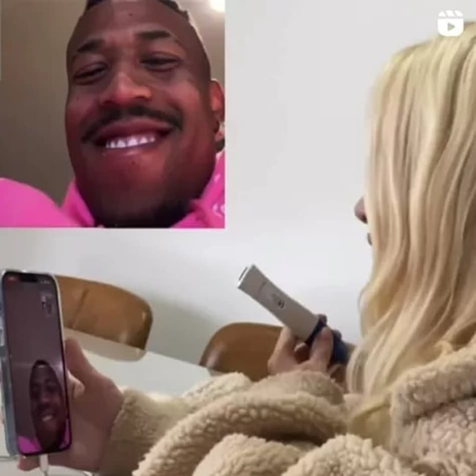 VÍDEO: Éder Militão, do Real Madrid e Seleção Brasileira, reage à anuncio surpresa de gravidez da namorada