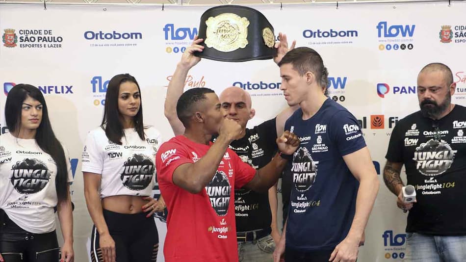 Henerson Neném e Joelson Pantoja batem o peso e confirmam disputa do cinturão peso leve do Jungle Fight#
