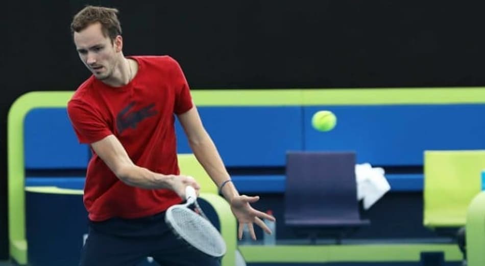 Medvedev faz primeiro treino para a ATP Cup em Sydney