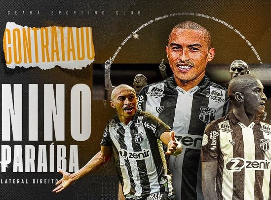 Ele chegou! Nino Paraíba é anunciado pelo Ceará