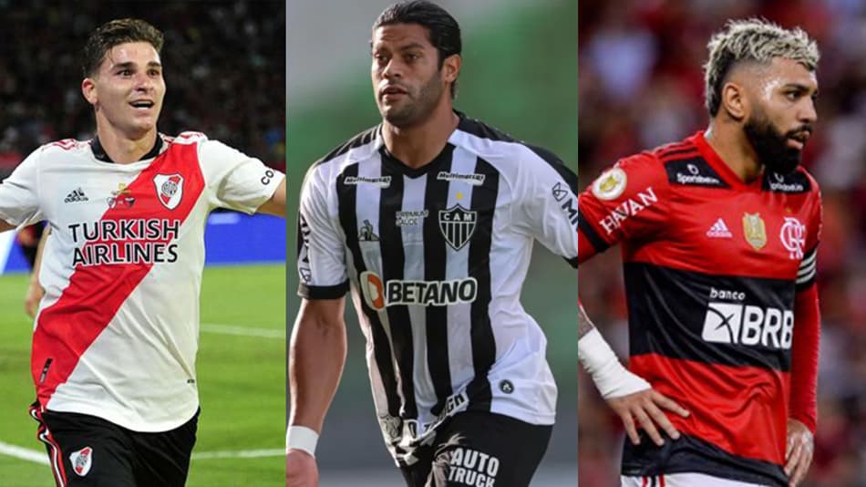 Gabigol e Hulk são superados por atacante do River no ‘Rei da América”. Veja como ficou a ‘seleção ideal’