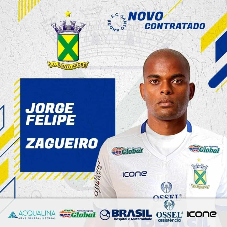 Santo André fecha com zagueiro Jorge Fellipe para o Paulistão