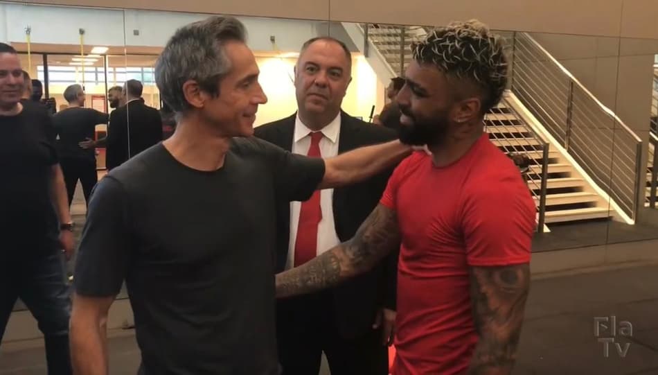 Paulo Sousa, técnico do Flamengo, conhece Gabigol; veja o vídeo