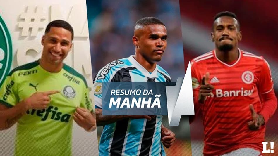 Zagueiro assina com o Palmeiras, Douglas Costa fica no Grêmio, Inter quer trocas por Edenilson… A manhã do Mercado!