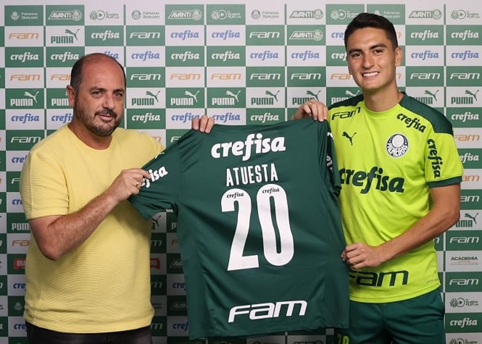 Apresentado, Atuesta revela ter recebido vídeos para estudar como joga o time do Palmeiras