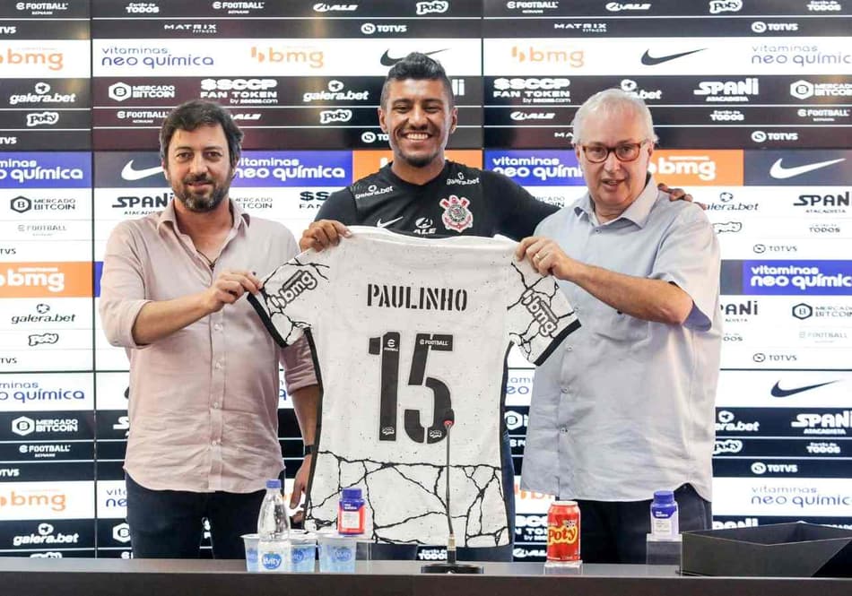 VÍDEO: No Corinthians, Paulinho evita falar sobre escalação com quinteto que disputou a Copa do Mundo: ‘Deixo para o Sylvinho’