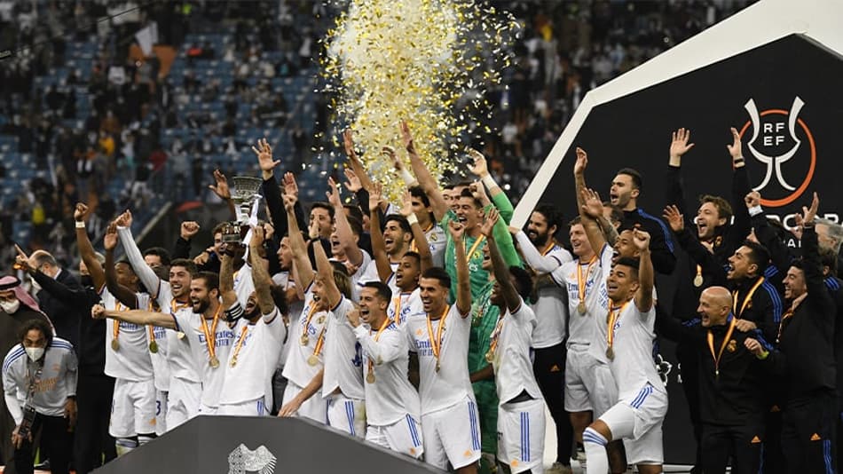 Real Madrid domina o Athletic Bilbao e conquista mais uma Supercopa da Espanha