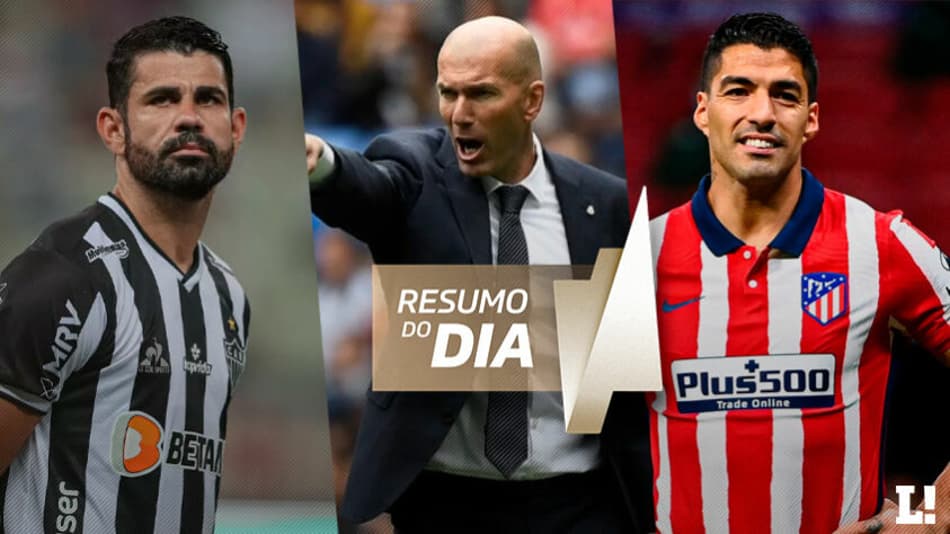 Diego Costa entra na mira de clube italiano, jornal crava futuro de Zidane, Suárez pode voltar à Premier League… O Dia do Mercado!