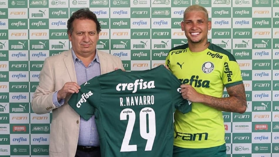 Rafael Navarro se diz ‘pronto’ para ser o centroavante do Palmeiras: ‘Sou movido a desafios’