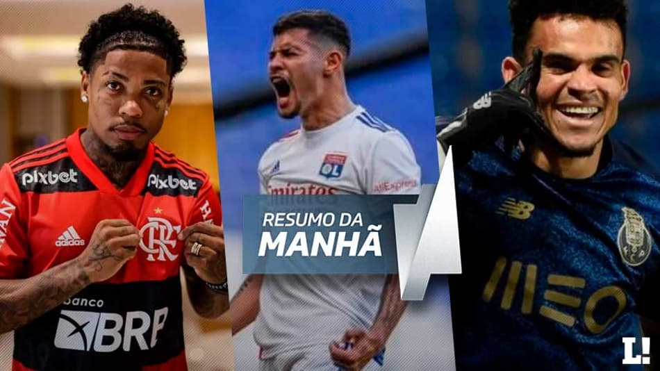 Marinho anunciado pelo Flamengo, acordo por Bruno Guimarães, Luis Díaz perto do Liverpool… A manhã do Mercado!