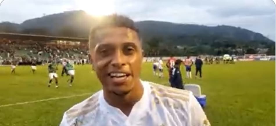Rafael Santos celebra vitória de virada sobre o Caldense: ‘Vamos pra casa felizes’